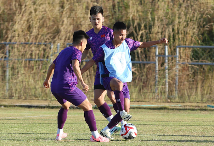 Các tuyển thủ Việt Nam đã sẵn sàng cho AFF Cup 2024 - Ảnh: Đức Cường